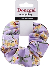 Fragrances, Perfumes, Cosmetics Hair Tie, FA-5608, lilac with flowers - Donegal