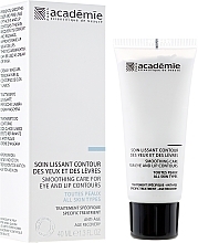 Fragrances, Perfumes, Cosmetics Eye and Lip Contour Cream Mask - Academie Smoothing Care for Eye and Lip Contours