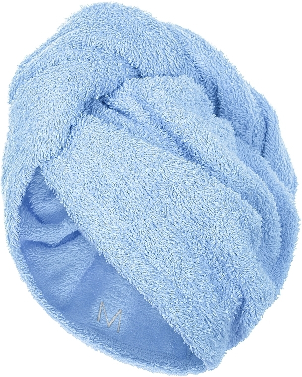 Drying Hair Towel Wrap, blue - MAKEUP — photo N1