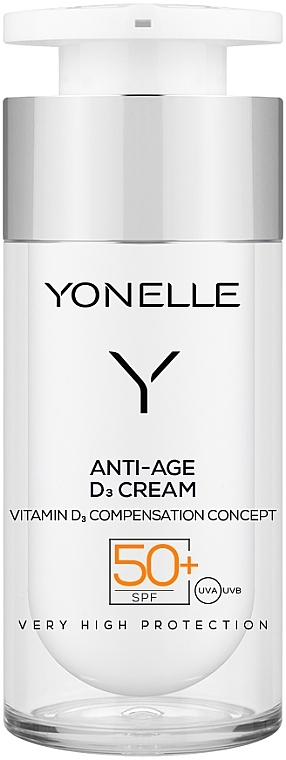 Anti-Wrinkle Protective Cream SPF50+ - Yonelle Anti-Age D3 Cream SPF50+ — photo N1
