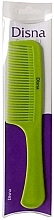 Hair Comb, 22.5 cm, with rounded handle, green - Disna Beauty4U — photo N18