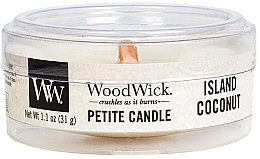 Fragrances, Perfumes, Cosmetics Scented Candle - WoodWick Island Coconut Petite Candle