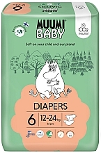 Fragrances, Perfumes, Cosmetics Diapers, Size 6, 12-124 kg, Pack of 36 - Muumi Baby