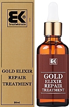Fragrances, Perfumes, Cosmetics Hair Elixir - Brazil Keratin Gold Elixir Repair Treatment (with dropper)