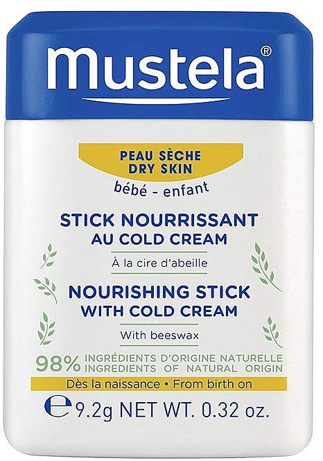 Moisturizing Lipstick - Mustela Hydra-Stick With Cold Cream — photo N1