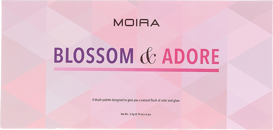 Face Blush Palette - Moira Blossom & Adore Blush Palette — photo N36