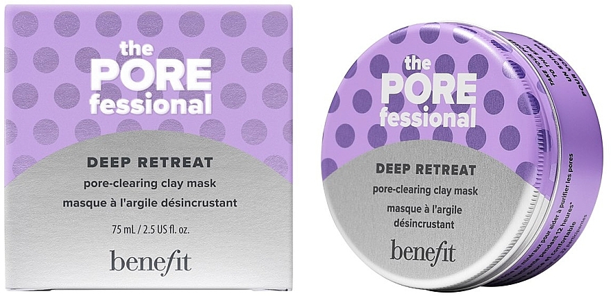 Clay Face Mask - Benefit The POREfessional Deep Retreat Mask — photo N1