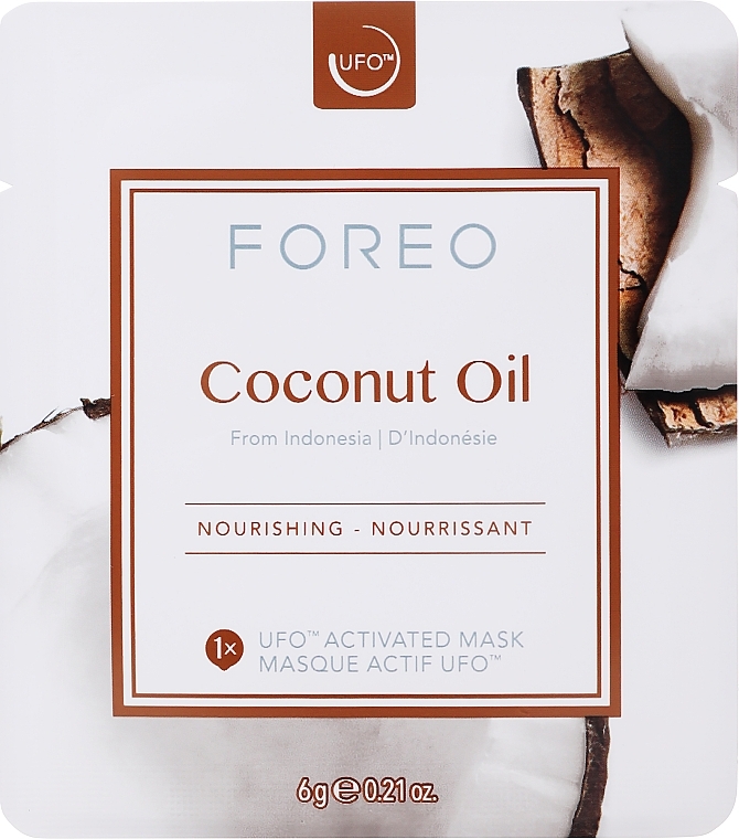 Nourishing Coconut Oil Face Mask - Foreo UFO Activated Mask Nourishing Coconut Oil — photo N3