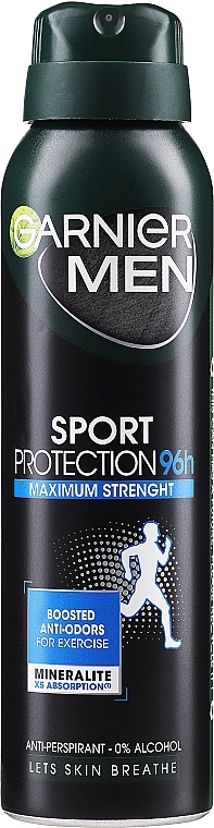 Men Deodorant-Spray - Garnier Men Mineral Deodorant Sport — photo N1
