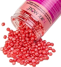 Brow & Face Pearl Wax "Berry" - Nikk Mole Wax For Eyebrows And Face Berry — photo N24