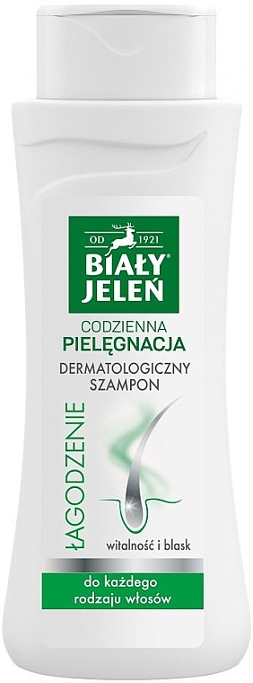 Dermatological Soothing Hair & Scalp Shampoo - Bialy Jelen — photo N1