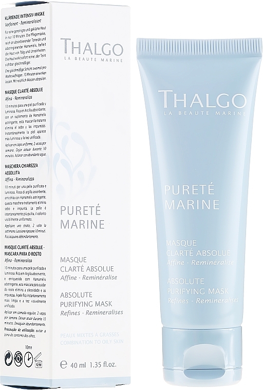 Face Mask "Absolute Cleansing" - Thalgo Absolute Purifying Mask — photo N1