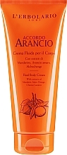 Fragrances, Perfumes, Cosmetics L'Erbolario Accordo Arancio Fluid Body Cream - Body Cream Fluid