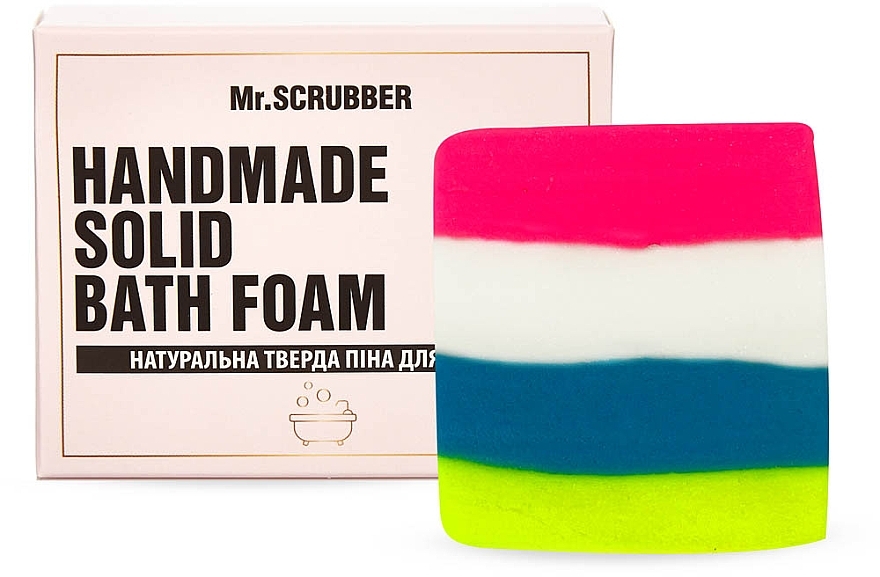 Solid Bath Foam - Mr.Scrubber Solid Bath Foam Bubbles Gum — photo N2