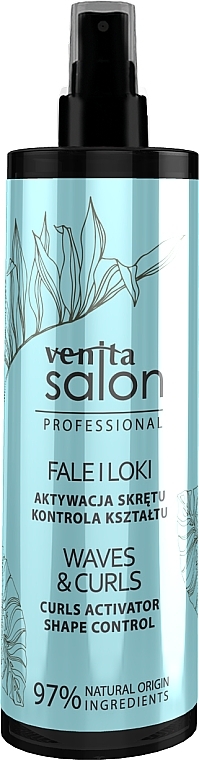 Curls & Waves Styling Spray - Venita Salon Professional — photo N1