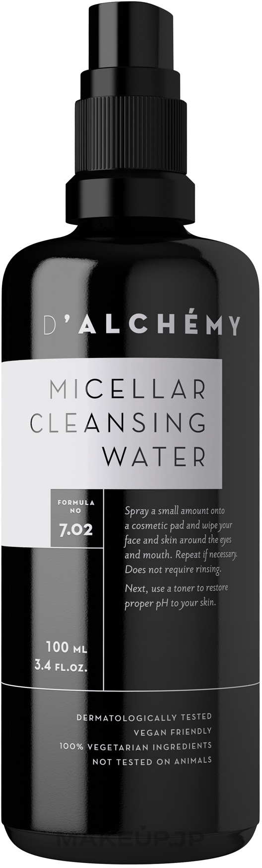 Makeup Removing Micellar Gel - D'Alchemy Micellar Cleansing Water — photo 100 ml