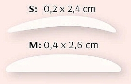 Silicone Lash Tapes, S/M, 64 pcs - Wonderstripes The Instant Eye Lift Size S + M — photo N11