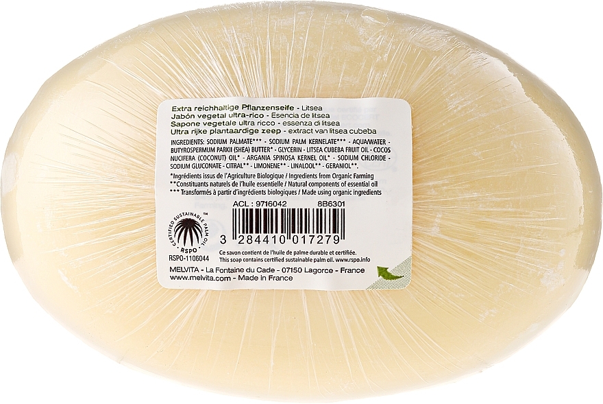 Argon & Coconut Oils Soap - Melvita Extra-Rich Soap — photo N3