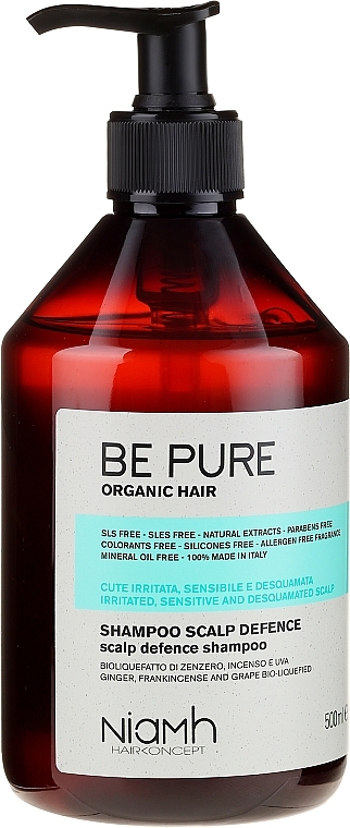 Soothing Shampoo - Niamh Hairconcept Be Pure Scalp Defence Shampoo — photo N1