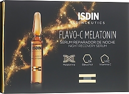 Night Face Serum - Isdin Isdinceutics Flavo C Melatonin Serum Reparador De Noche — photo N1