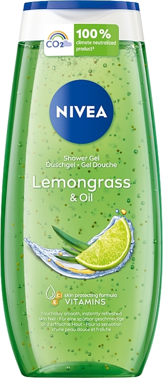 Shower Care Gel "Lemongrass & Oil" - NIVEA Bath Care Lemongrass And Oil — photo N1