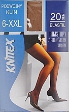 Women Tights "Elastil" 20 Den, beige - Knittex — photo N18
