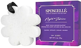 Fragrances, Perfumes, Cosmetics Reusable Foamy Bath Sponge 'Night Jasmine' - Spongelle Private Reserve Collection Night Jasmine