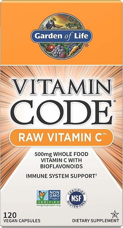 Food Supplement - Garden of Life Vitamin Code Raw Vitamin C — photo N2