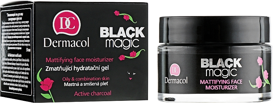 Matte Moisturizing Face Gel - Dermacol Black Magic Facial Gel — photo N1