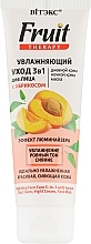 Fragrances, Perfumes, Cosmetics Moisturizing Apricot Face Treatment 3in1 - Vitex Fruit Therapy