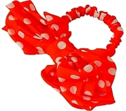 Fragrances, Perfumes, Cosmetics Scrunchie with Bow, red and white polka dot - Lolita Accessories