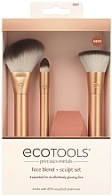 Fragrances, Perfumes, Cosmetics Set - EcoTools Precious Metals Face Blend + Scult Set