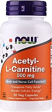 Dietary Supplement "Acetyl-L Carnitine", 500 mg - Now Foods Acetyl-L Carnitine — photo N4