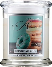 Fragrances, Perfumes, Cosmetics Scented Candle in Glass Jar - Kringle Candle Donut Worry