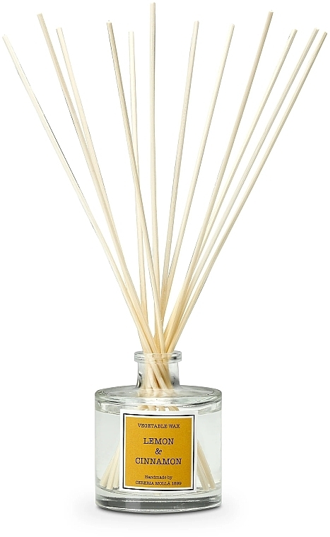 Lemon & Cinnamon Fragrance Diffuser - Cereria Molla Lemon & Cinnamon Reed Diffuser — photo N1