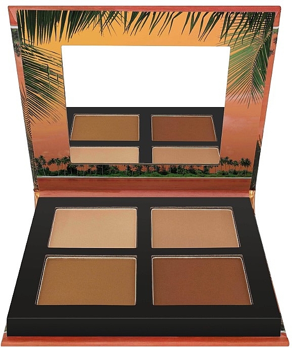 Contour Palette - W7 Honolulu Silhouette Bronze and Contour Palette — photo N7