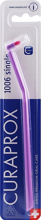 Mono Toothbrush, purple-pink - Curaprox Single CS 1006 — photo N1