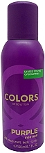 Fragrances, Perfumes, Cosmetics Benetton Colors De Benetton Purple - Deodorant