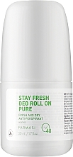 Roll-On Deodorant-Antiperspirant - Farmasi Stay Fresh Deo Roll-on Pure — photo N1