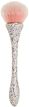 Fragrances, Perfumes, Cosmetics Crystal Makeup Brush - Color Care Crystal Makeup Brush White Silver And Violet