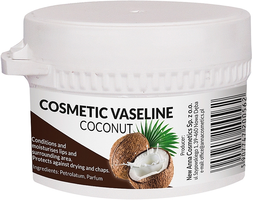 Face Cream - Pasmedic Cosmetic Vaseline Coconut — photo N2