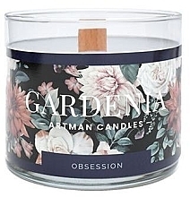 Fragrances, Perfumes, Cosmetics Decorative Candle, 9x10 cm, blue - Artman Gardenia Obsession