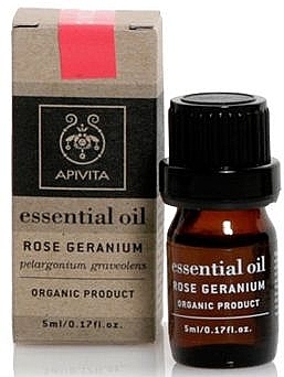 Essential Oil "Pink Geranium" - Apivita Aromatherapy Organic Geranium Oil — photo N1