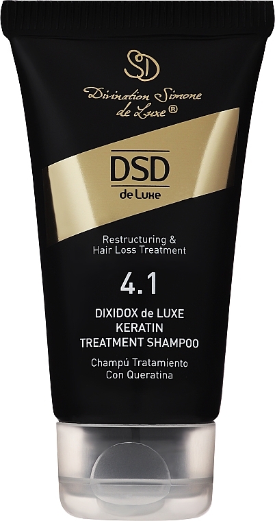 Dixidox de Luxe Keratin Restructuring Shampoo #4.1 - Divination Simone De Luxe Dixidox DeLuxe Keratin Treatment Shampoo — photo N3