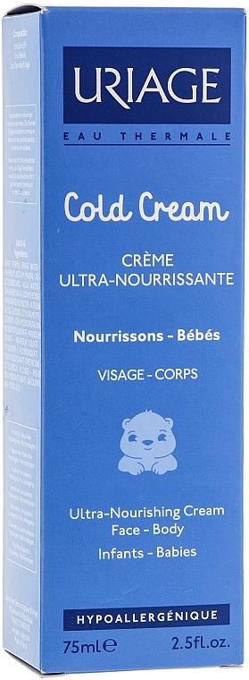 Newborn & Baby Protective & Nourishing Cream - Uriage Babies Cold Cream — photo N8