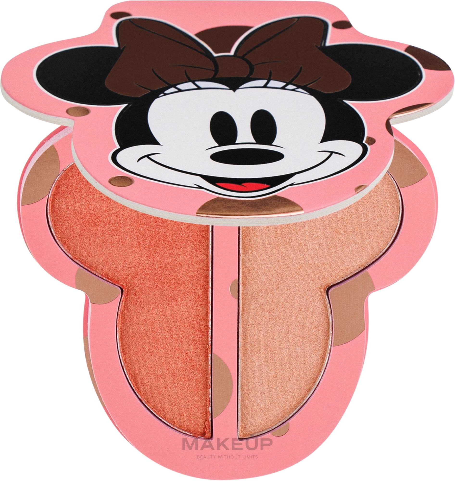 Highlighter Palette - Makeup Revolution Disney's Minnie Mouse Minnie Forever Highlighter Duo — photo 8.4 g