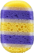Peeling Body Sponge, delicate, variant 2 - Grosik Camellia Bath Sponge — photo N1