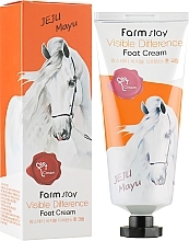 Fragrances, Perfumes, Cosmetics Horse Oil Cream - FarmStay Jelu Mayu Visible Difference Foot Cream