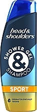 Shower Gel & Anti-Dandruff Shampoo "Sport" - Head & Shoulders — photo N7