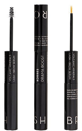 Lash & Brow Serum - Korres Volcanic Minerals Drama Boost Lash & Brow Serum — photo N1